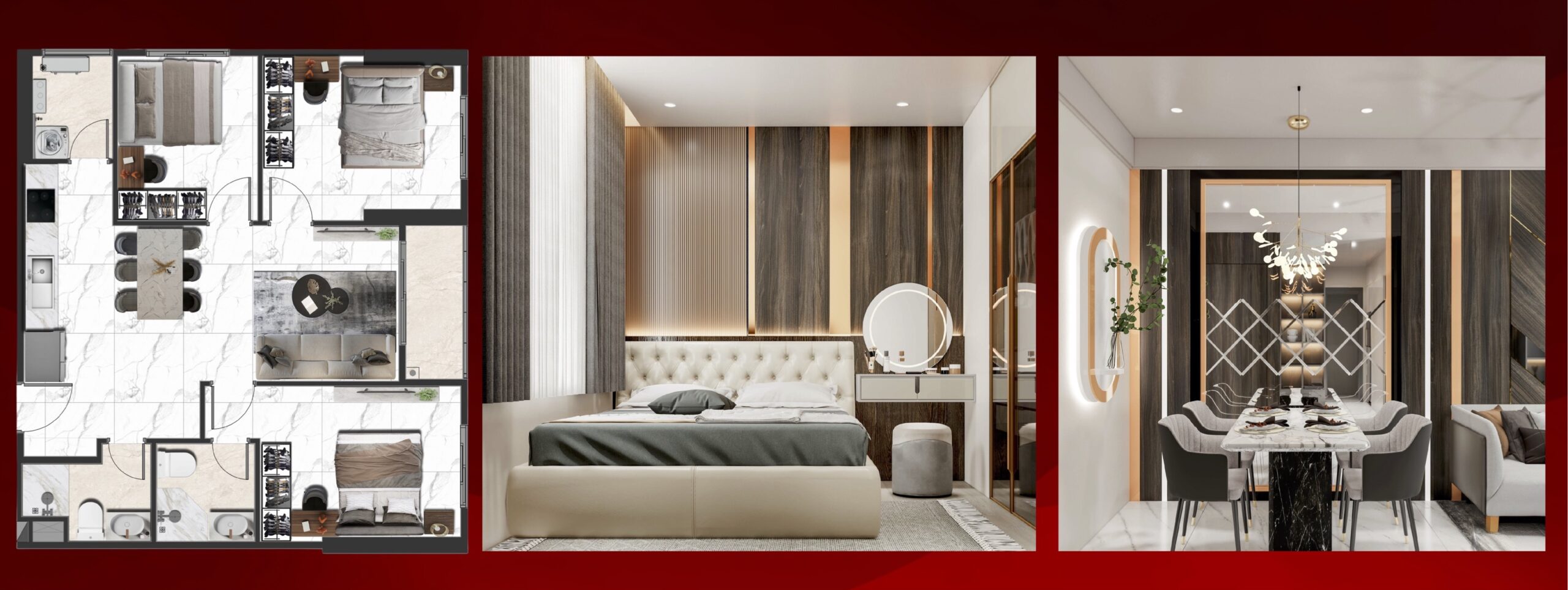 Căn Hộ 3PN 2WC