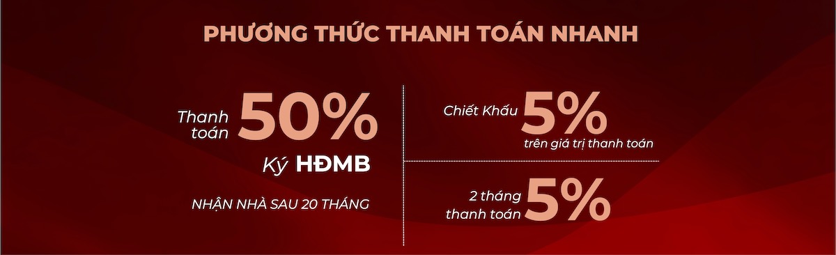 Phương thức thanh toán nhanh 50%
